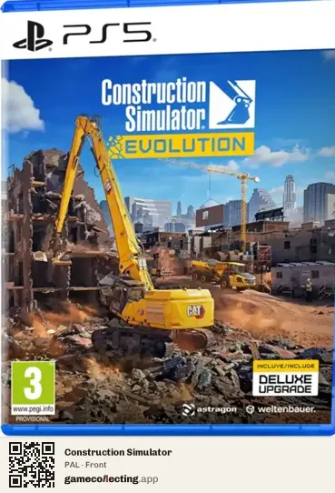Construction Simulator PlayStation 5, PAL box front