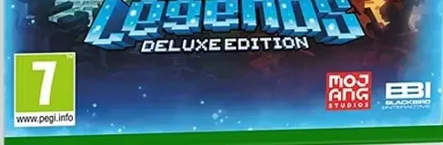 Minecraft Legends, the PEGI square on its front