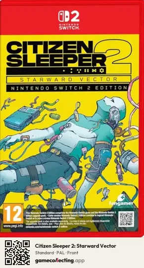 Citizen Sleeper 2: Starward Vector Nintendo Switch 2, PAL box front
