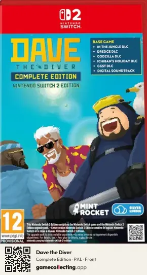 Dave the Diver Nintendo Switch 2, PAL box front
