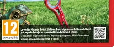 Xenoblade Chronicles: Definitive Edition, the PEGI square on its front