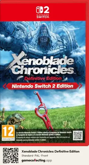Xenoblade Chronicles: Definitive Edition Nintendo Switch 2, PAL box front