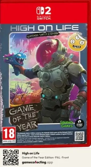 High on Life Nintendo Switch 2, PAL box front
