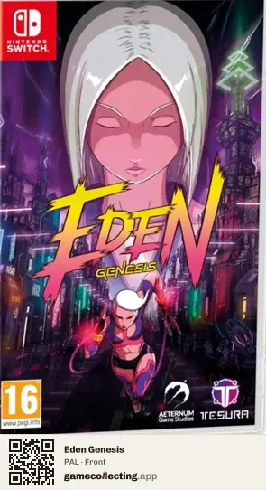 Eden Genesis Nintendo Switch, PAL box front