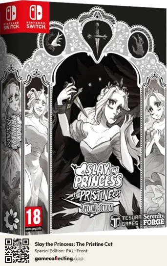 Slay the Princess: The Pristine Cut Nintendo Switch, PAL box front
