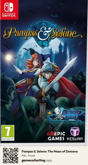 Pampas & Selene: The Maze of Demons Nintendo Switch, PAL box front
