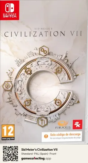 Sid Meier's Civilization VII Nintendo Switch, Spain box front