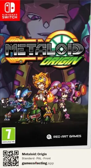 Metaloid: Origin Nintendo Switch, PAL box front