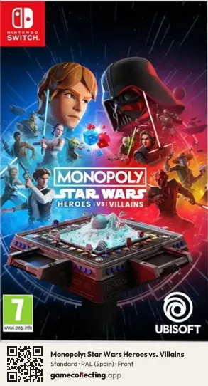 Monopoly: Star Wars Heroes vs. Villains Nintendo Switch, Spain box front