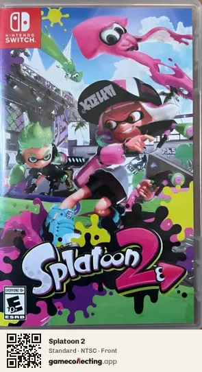 Splatoon 2 Nintendo Switch, NTSC box front
