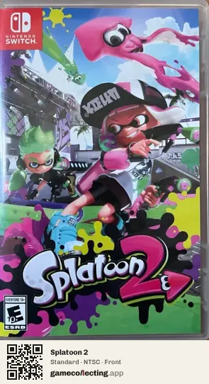 Splatoon 2 Nintendo Switch, NTSC box front