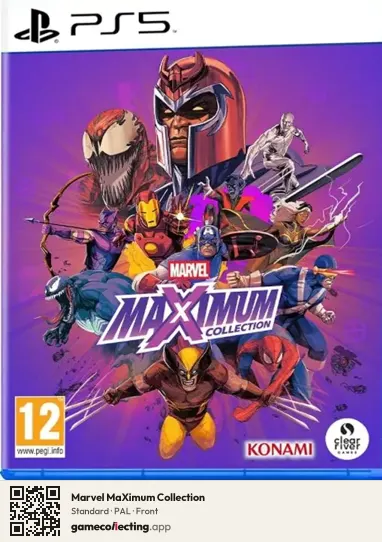 Marvel MaXimum Collection PlayStation 5, PAL box front