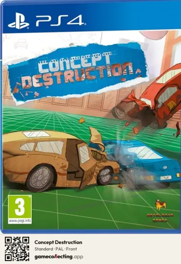 Concept Destruction PlayStation 4, PAL box front