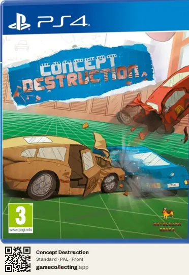 Concept Destruction PlayStation 4, PAL box front