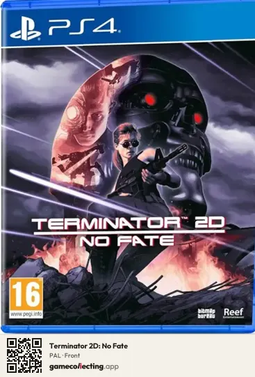 Terminator 2D: No Fate PlayStation 4, PAL box front