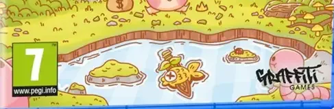 Turnip Boy Commits Tax Evasion, the PEGI square on its front