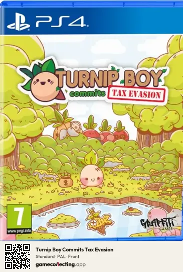 Turnip Boy Commits Tax Evasion PlayStation 4, PAL box front