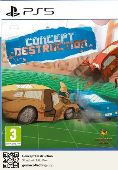 Concept Destruction PlayStation 5, PAL box front