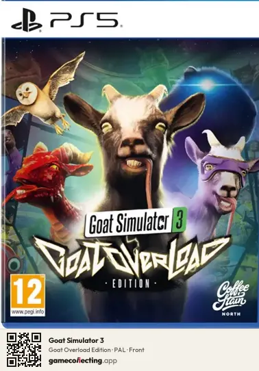 Goat Simulator 3 PlayStation 5, PAL box front