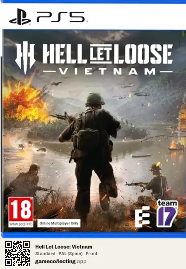 Hell Let Loose: Vietnam PlayStation 5, Spain box front