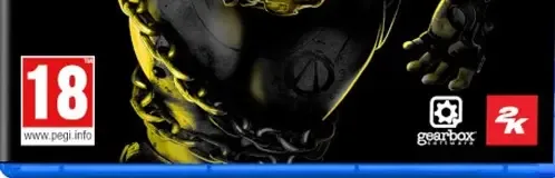 Borderlands 4, the PEGI square on its front