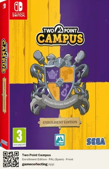 Two Point Campus Nintendo Switch, Spain box front
