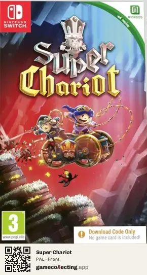 Super Chariot Nintendo Switch, PAL box front