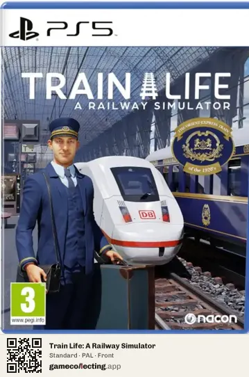 Train Life: A Railway Simulator PlayStation 5, PAL box front