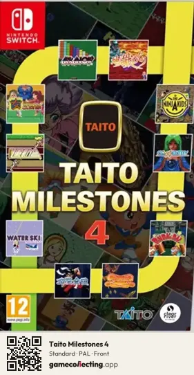Taito Milestones 4 Nintendo Switch, PAL box front