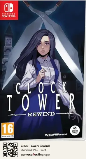 Clock Tower: Rewind Nintendo Switch, PAL box front