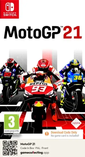 MotoGP 21 Nintendo Switch, PAL box front