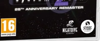 System Shock 2: 25th Anniversary Remaster, the PEGI square on its front
