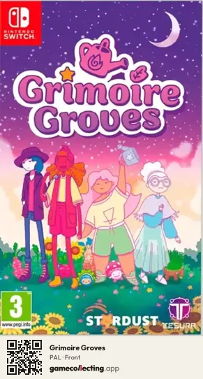 Grimoire Groves Nintendo Switch, PAL box front