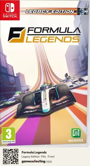 Formula Legends Nintendo Switch, PAL box front