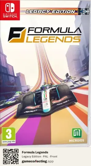 Formula Legends Nintendo Switch, PAL box front
