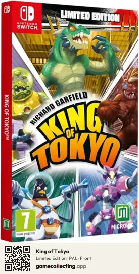 King of Tokyo Nintendo Switch, PAL box front
