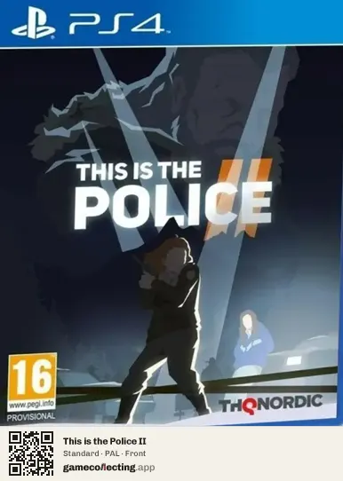 This is the Police II PlayStation 4, PAL box front
