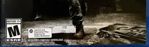 Call of Duty: Modern Warfare 4, the ESRB box on its front