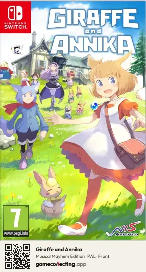 Giraffe and Annika Nintendo Switch, PAL box front