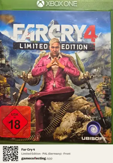 Far Cry 4 Xbox One, Germany box front