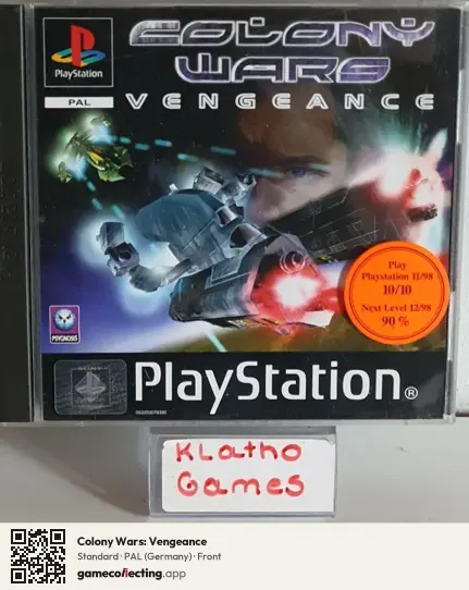 Colony Wars: Vengeance PlayStation, Germany box front