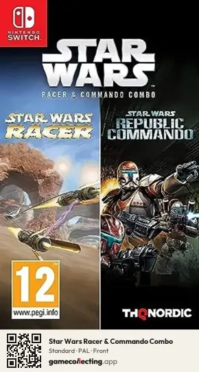 Star Wars Racer & Commando Combo Nintendo Switch, PAL box front