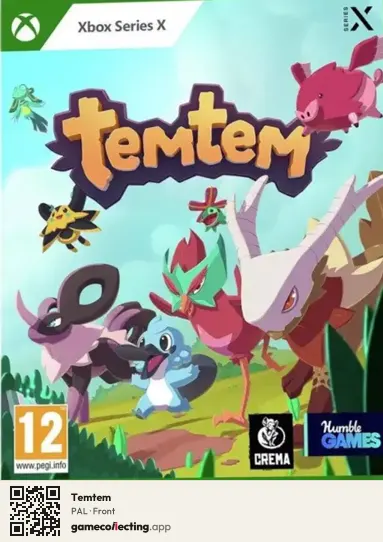Temtem Xbox Series X, PAL box front