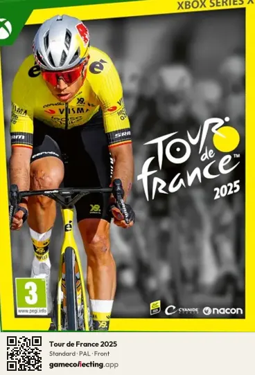 Tour de France 2025 Xbox Series X, PAL box front
