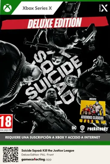 Suicide Squad: Kill the Justice League Xbox Series X, PAL box front