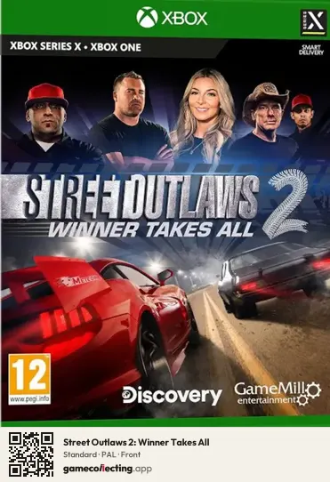 Street Outlaws 2: Winner Takes All Xbox Series X, PAL box front