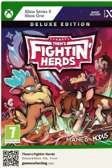 Them's Fightin' Herds Xbox Series X, PAL box front