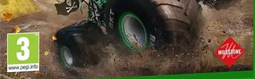 Monster Jam Showdown, the PEGI square on its front
