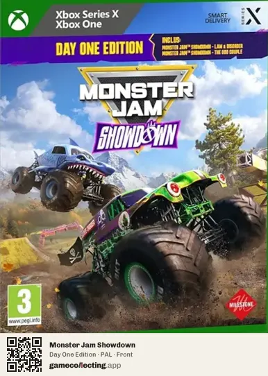 Monster Jam Showdown Xbox Series X, PAL box front