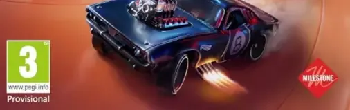 Hot Wheels Unleashed, the PEGI square on its front
